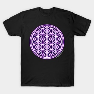 Purple Flower of Life T-Shirt